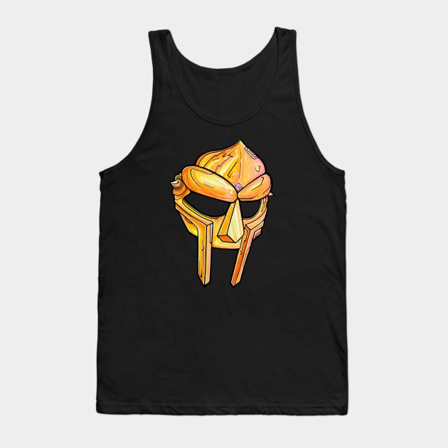 MF DOOM Gold Mask Tank Top by Hops